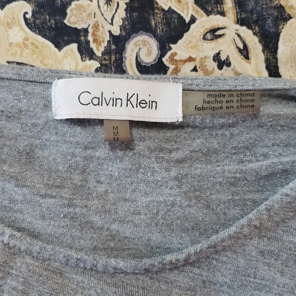 Calvin Klein Women's Top - Sz M - #79-T💛 - Picture 4 of 4